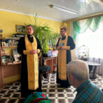 Священнослужители посетили Коваксинский дом-интернат