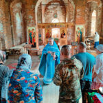 В законсервированном храме села Волчихинский Майдан совершена Божественная литургия